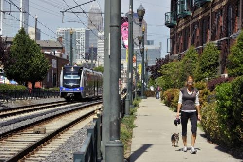 Lynx Light Rail--Downtown Charlotte